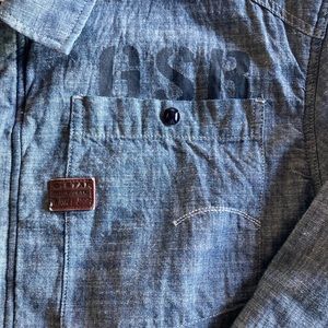 G-Star Denim/Quilted Lightweight Jacket